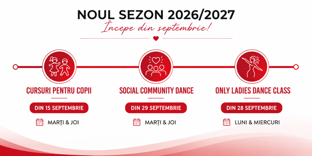 Noul sezon de dans 2026/2027 la Danceart